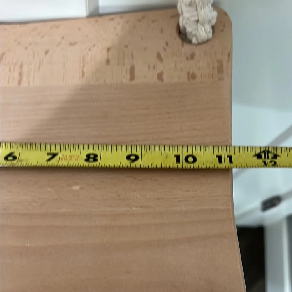 Macrame Hanging Shelf - Cream and Brown